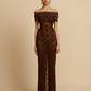 Arcina Ori Milana Dress hire – brown