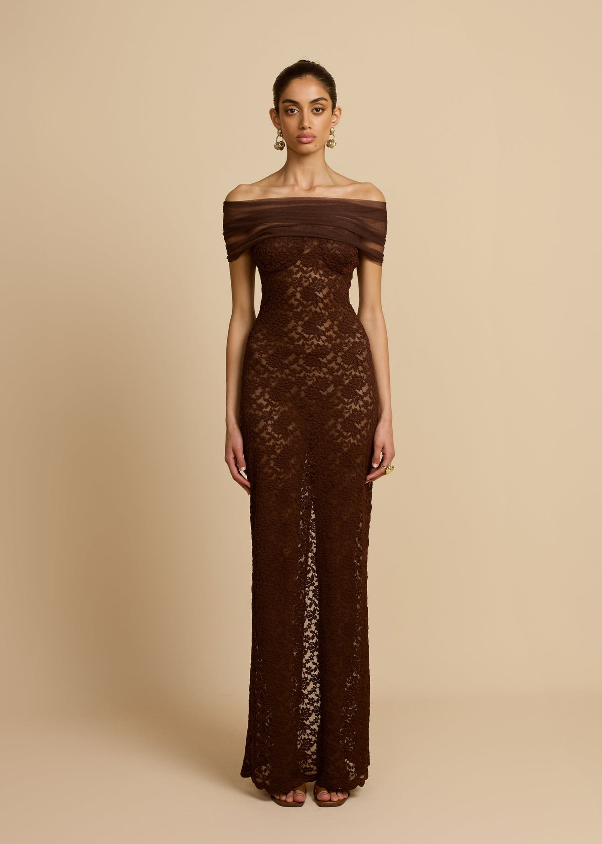 Arcina Ori Milana Dress hire – brown