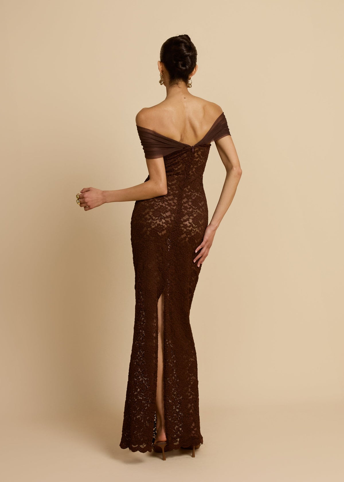 Arcina Ori Milana Dress hire – brown