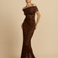 Arcina Ori Milana Dress hire – brown