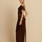 Arcina Ori Milana Dress hire – brown