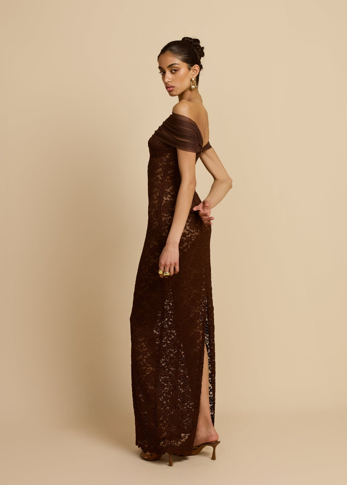 Arcina Ori Milana Dress hire – brown