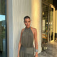 Arcina Ori Santina Dress Khaki hire