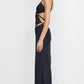 Bec & Bridge Diamond Days Strap Maxi Dress hire – black