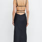 Bec & Bridge Diamond Days Strap Maxi Dress hire – black