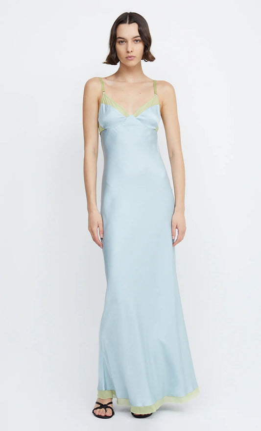 Bec & Bridge Joelle Maxi Dress hire – cloud blue