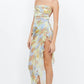 Bec & Bridge Zephy Asym Midi Dress hire – print