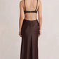 BEC + BRIDGE Felix V Maxi Dress - Chocolate Bec + Bridge