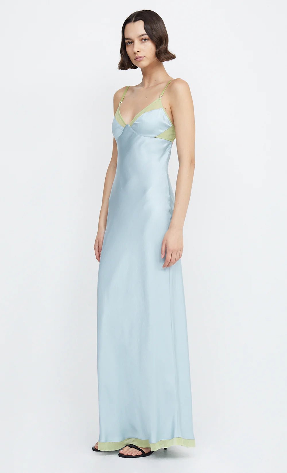 BEC + BRIDGE Joelle Maxi Dress - Cloud Blue/Pear Bec + Bridge