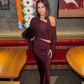 Benni Ira Maxi Dress hire – plum