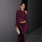 Benni Ira Maxi Dress hire – plum
