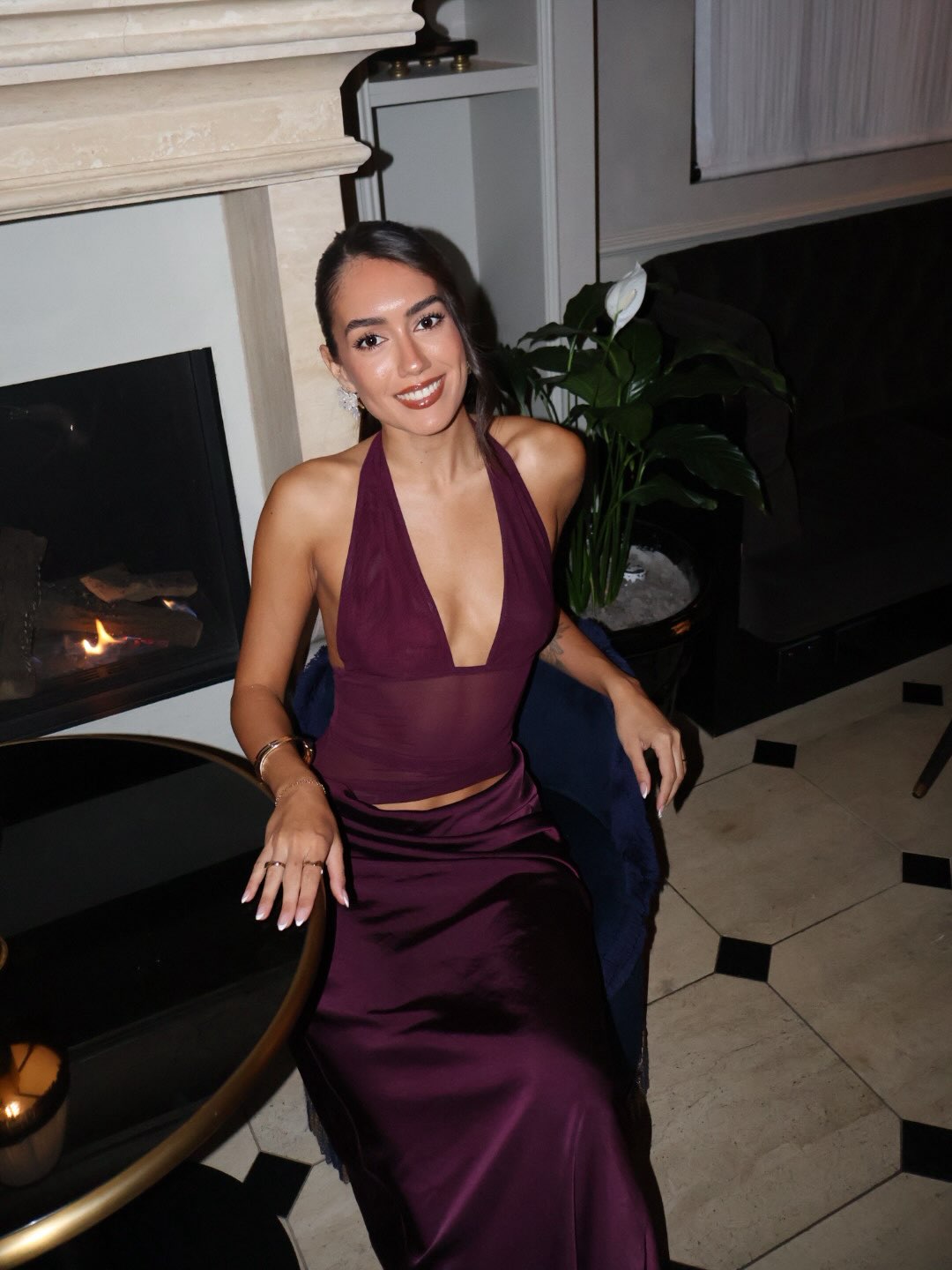 Benni Ira Maxi Dress - Plum Benni