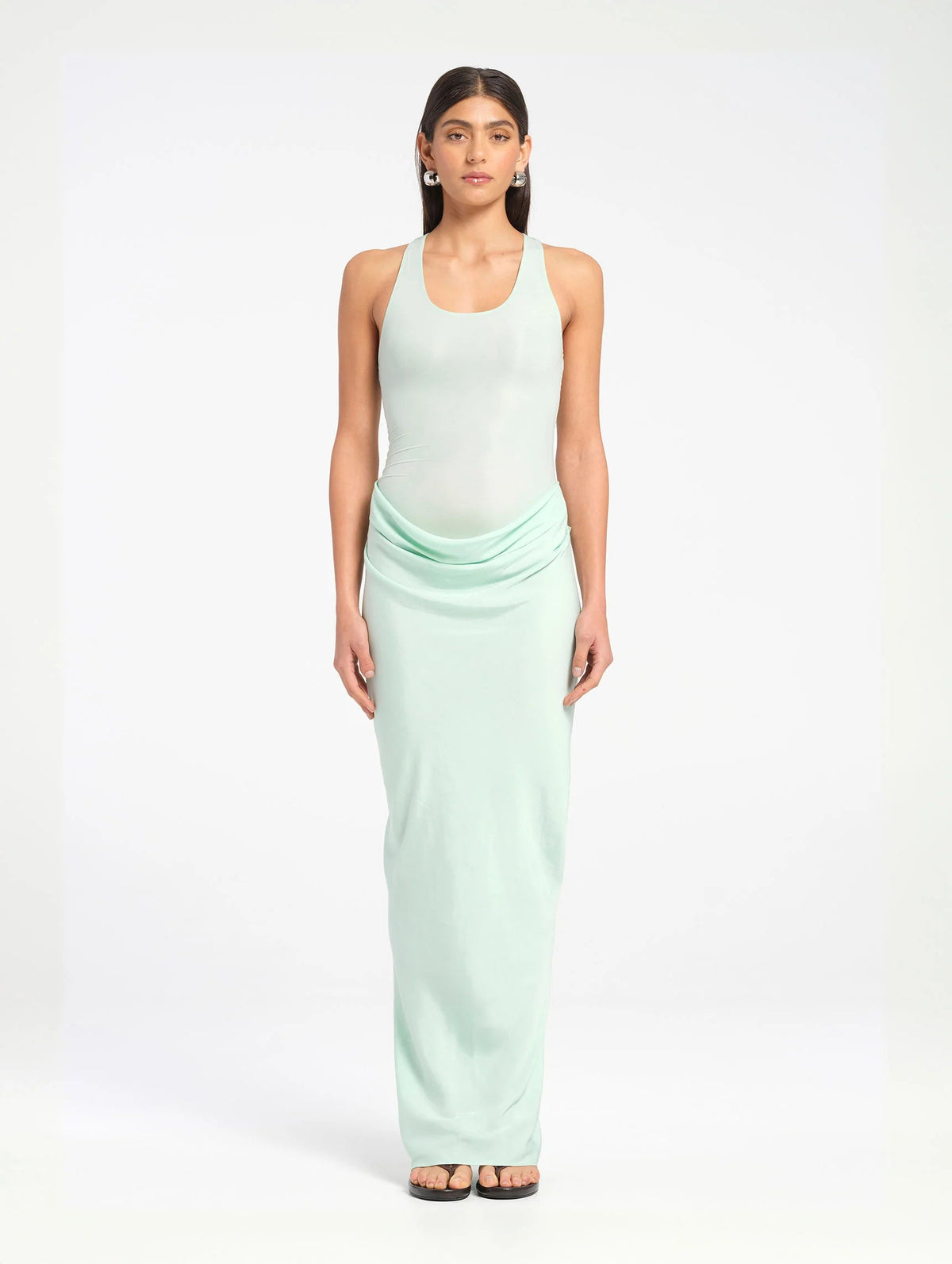 Benni Jade Maxi Dress Bleached Aqua hire