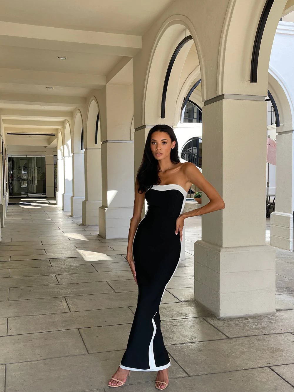 Bianca and Bridgett Ashley Dress hire – black