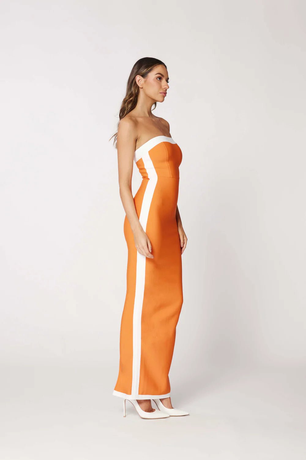 BIANCA AND BRIDGETT Ashley Dress - Orange Bianca & Bridgett