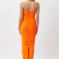 BIANCA AND BRIDGETT Tara Midi Dress - Orange Bianca & Bridgett