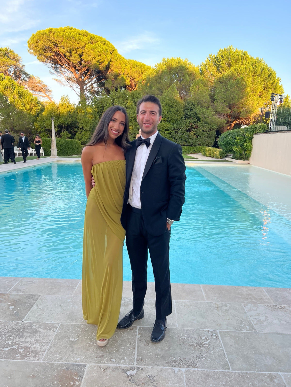 Camila Coelho Saphira Gown hire – green