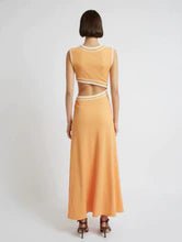 CHRISTOPHER ESBER Skewed Neck Multi Bind Dress - Orange Christopher Esber