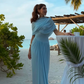 Deme by Gabriella Jasmine Maxi Dress hire – baby blue