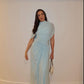 Deme by Gabriella Jasmine Maxi Dress hire – baby blue