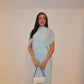 Deme by Gabriella Jasmine Maxi Dress hire – baby blue