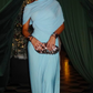 Deme by Gabriella Jasmine Maxi Dress hire – baby blue