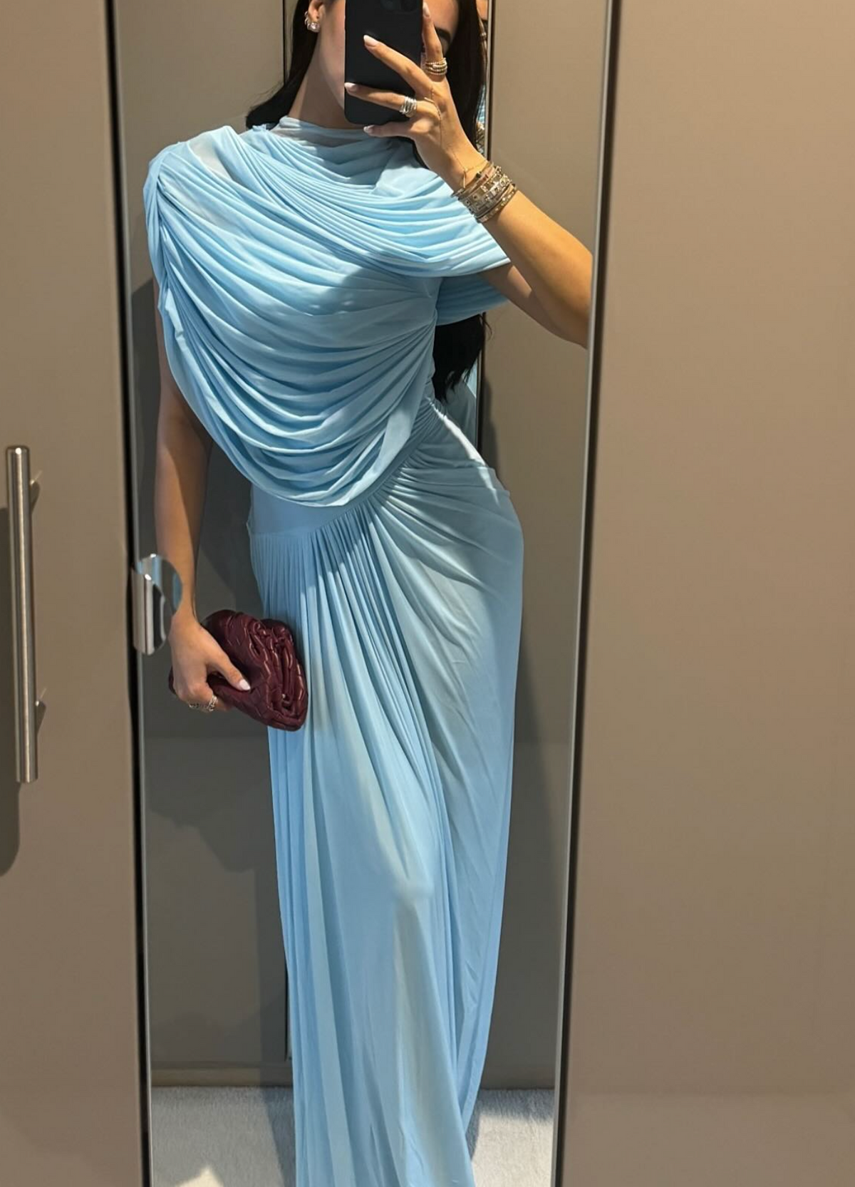 Deme By Gabriella Jasmine Maxi Dress - Baby Blue Deme By Gabriella