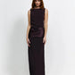Effie Kats Ricardo Gown hire – chocolate