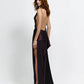 Effie Kats Ricardo Gown hire – chocolate
