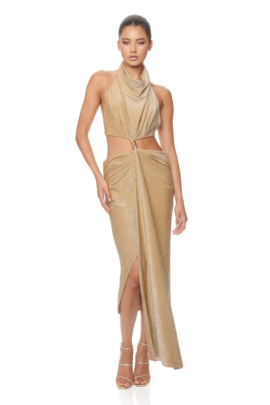 ELIYA THE LABEL Aphrodite Dress - Gold Eliya The Label