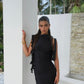 Fanci Club The Assassin Long Dress hire – black