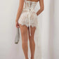 Heiress Beverly Hills Lace Corset Draped Mini Dress Heiress Beverly Hills