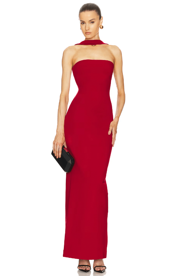 Helsa The Stephanie Dress hire – red