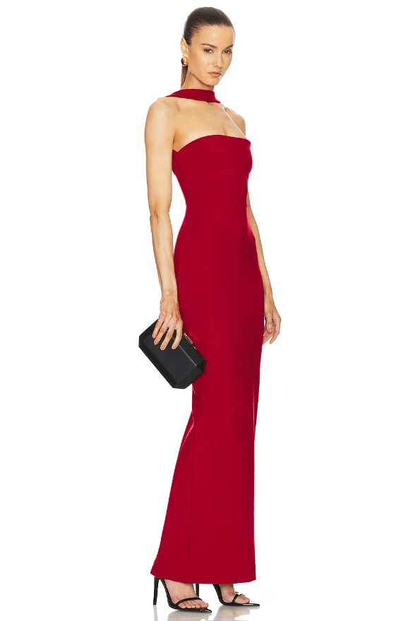 Helsa The Stephanie Dress hire – red