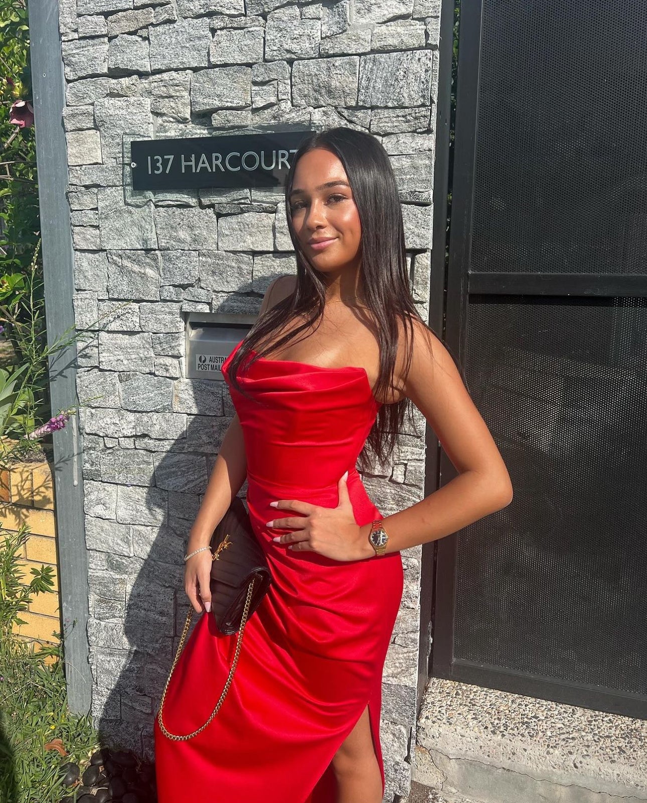 red house of cb dress 'Belle' Off Shoulder Floral Lace Maxi the Belle Dress is cut from stretchy floral lace in a sultry red tone that hugs curves in all the right places Shop Red HOUSE OF CB