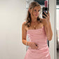 HOUSE OF CB Jasmine Strapless Corset Mini Dress - Rose Pink House Of CB