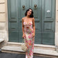 House of CB Josefina Maxi Dress hire – ivory floral