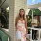 House of CB Josefina Maxi Dress hire – ivory floral