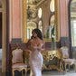 House of CB Olivette Satin Dress hire – crystal pink