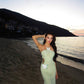 Huelleyrose Darya Dress - Green Huelleyrose