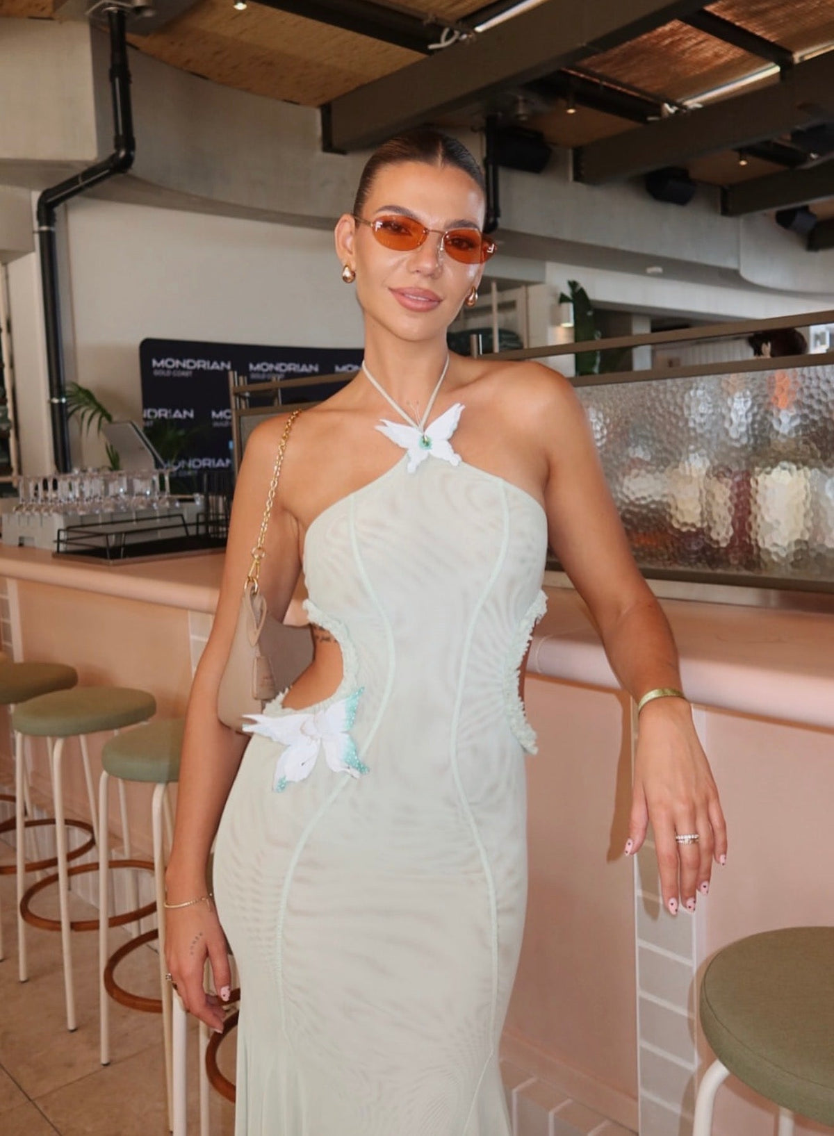 Huelleyrose Darya Dress - Green Huelleyrose