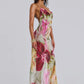 Jaded London Dahlia Maxi Dress hire – multicolour