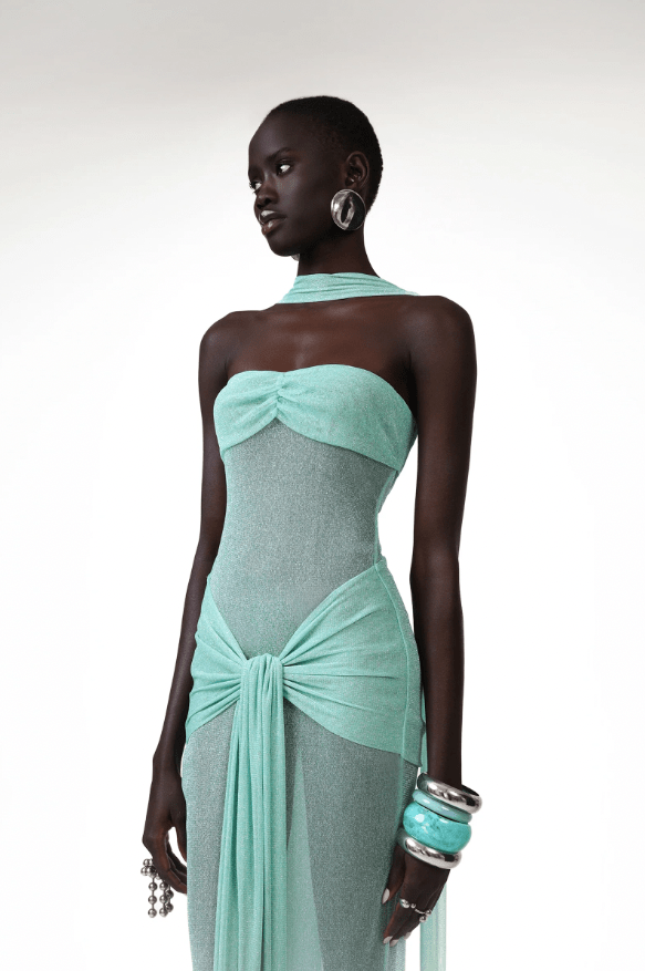 Khanum's Kesca Maxi Gown hire – mint