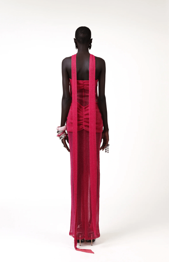 Khanum's Kesca Maxi Gown hire – pink