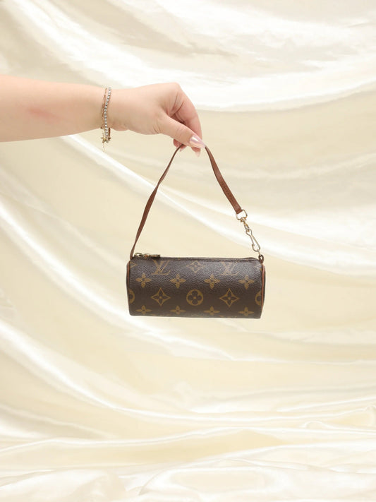 Louis Vuitton Mini Papillon bag hire – brown monogram