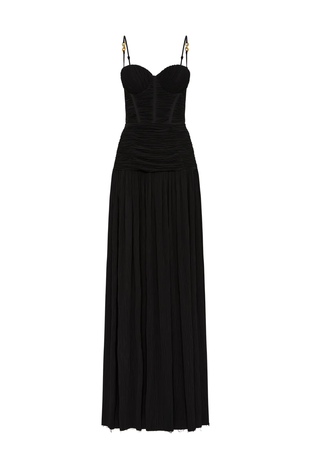 Manning Cartell Double Time Pleat Dress hire – black