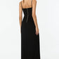 Manning Cartell Double Time Pleat Dress hire – black
