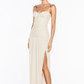 Manning Cartell Double Time Pleat Dress hire – cream