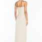 Manning Cartell Double Time Pleat Dress hire – cream