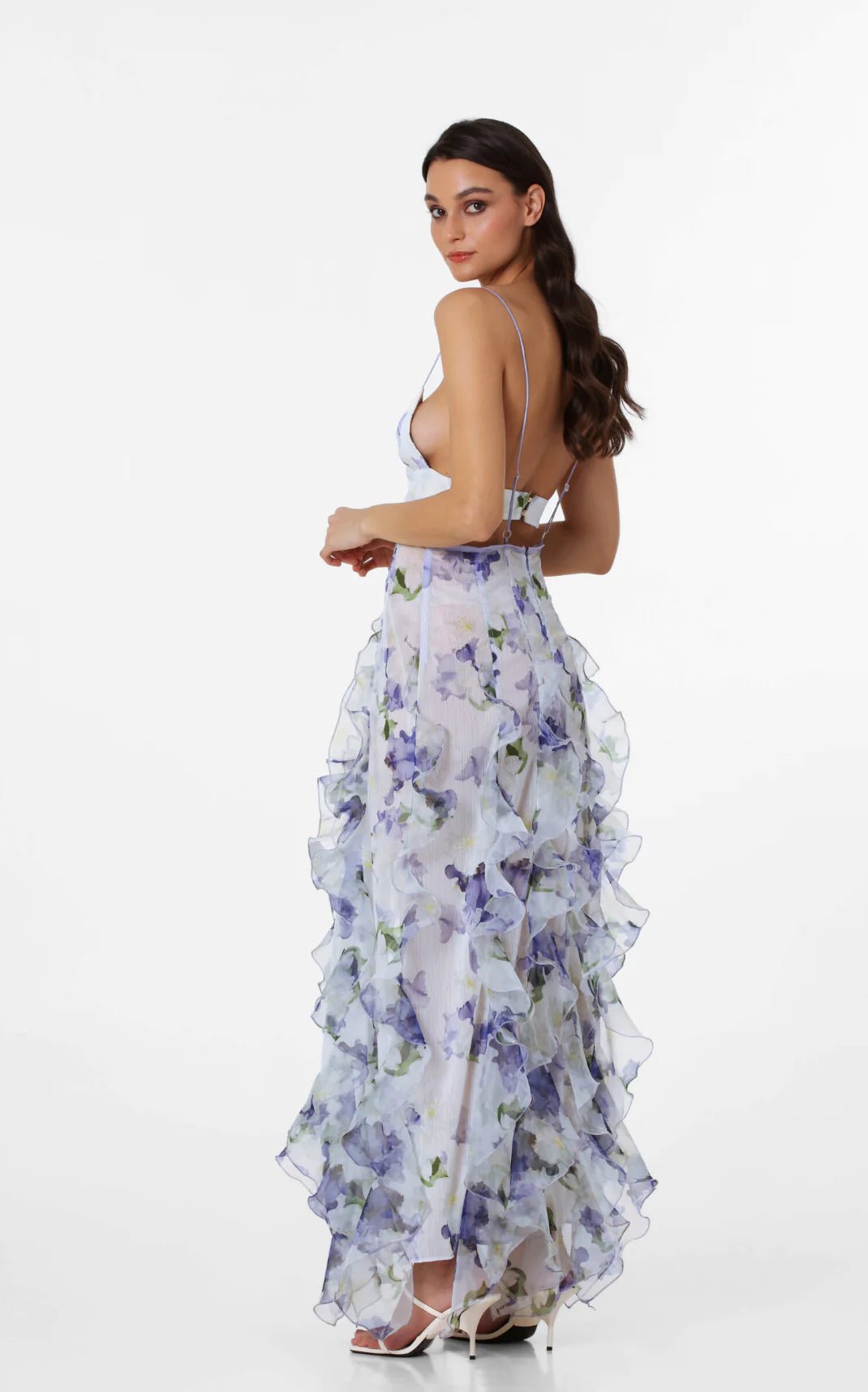 MENTI Iris Flower Maxi Dress Menti